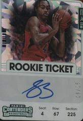 Scottie Barnes [Variation Autograph Cracked Ice] #104 Basketball Cards 2021 Panini Contenders Prices