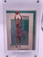 Donald Hodge [Autograph] #26 Basketball Cards 1991 Courtside Prices