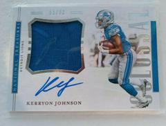 Kerryon Johnson Football Cards 2018 National Treasures Rookie Colossal Signatures Prices