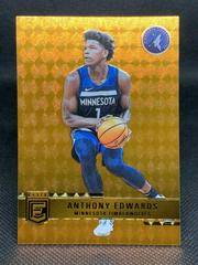 Anthony Edwards [Orange] #1 Basketball Cards 2021 Panini Donruss Elite Prices