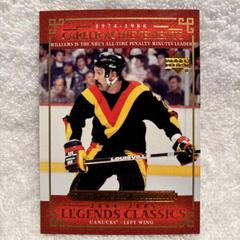 Dave Tiger Williams #61 Hockey Cards 2004 Upper Deck Legends Classics Prices