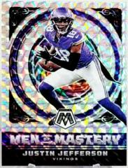 Justin Jefferson [Mosaic] Football Cards 2022 Panini Mosaic Men of Mastery Prices