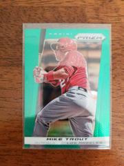 Mike Trout [Green Prizm] Baseball Cards 2013 Panini Prizm Prices