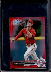 Mickey Moniak [Prospects Red Refractor] Baseball Cards 2017 Bowman Chrome Mini Prices