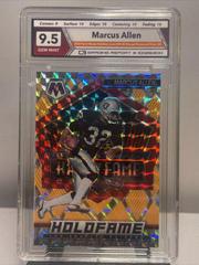 Marcus Allen [Orange Fluorescent] #HF-20 Football Cards 2022 Panini Mosaic HoloFame Prices