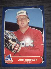 Joe Cowley Baseball Cards 1986 Fleer Update Prices