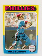 Mike Schmidt #OB-8 Baseball Cards 2024 Topps Heritage Oversized 1975 Box Loader Prices
