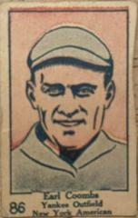 Earl Coombs [Earle Combs] Baseball Cards 1928 W513 Hand Cut Prices