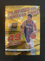 Devin Booker [Gold] Basketball Cards 2021 Panini Contenders Optic Playing the Numbers Game Prices