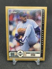 Nolan Ryan [Gold] #89 Baseball Cards 1999 Upper Deck Retro Prices
