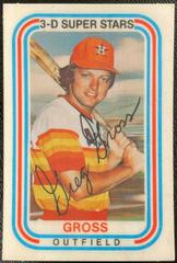 Greg Gross [Games 334] #56 Baseball Cards 1976 Kellogg's Prices