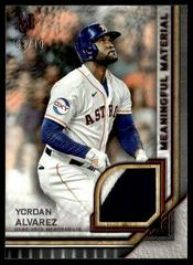 Yordan Alvarez [Ruby] Baseball Cards 2023 Topps Museum Collection Meaningful Materials Relics Prices