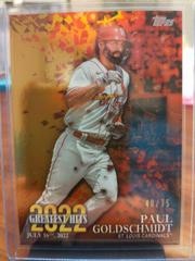 Paul Goldschmidt [Gold] #22GH-9 Baseball Cards 2023 Topps 2022 Greatest Hits Prices