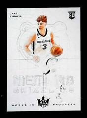 Jake LaRavia [Sapphire] #3 Basketball Cards 2022 Panini Court Kings Works in Progress Prices