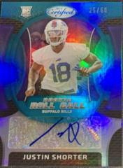 Justin Shorter [Teal] #RRCS-14 Football Cards 2023 Panini Certified Rookie Roll Call Signatures Prices