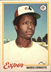 Warren Cromartie #117 Baseball Cards 1978 O Pee Chee Prices