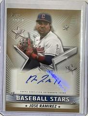 Jose Ramirez [Gold] #BSA-JRA Baseball Cards 2022 Topps Baseball Stars Autographs Prices