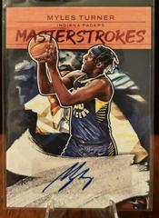 Myles Turner #MS-MTP Basketball Cards 2022 Panini Court Kings Masterstrokes Prices