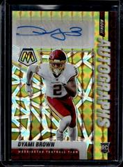 Dyami Brown [Gold] Football Cards 2021 Panini Mosaic Rookie Autographs Prices