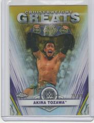 Akira Tozawa [Gold Refractor] Wrestling Cards 2021 Topps Chrome WWE Cruiserweight Greats Prices