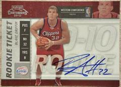 Blake Griffin Autograph Basketball Cards 2009 Playoff Contenders Prices