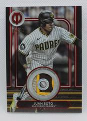 Juan Soto [Red] #SOA-JS Baseball Cards 2024 Topps Tribute Stamp of Approval Prices