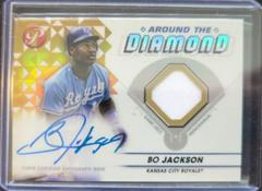 Bo Jackson [Gold] #ADR-BJ Baseball Cards 2023 Topps Pristine Around the Diamond Autograph Relic Prices
