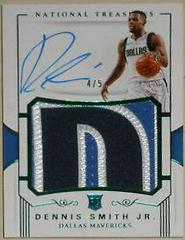 Dennis Smith Jr. [Patch Autograph Emerald] #109 Basketball Cards 2017 Panini National Treasures Prices