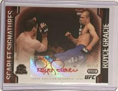 Royce Gracie #SSI-RG Ufc Cards 2015 Topps UFC Champions Scarlet Signatures Prices