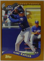 Gabe Kapler Baseball Cards 2002 Topps Traded Prices