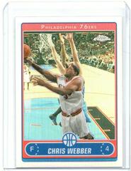 Chris Webber Refractor #92 Basketball Cards 2006 Topps Chrome Prices