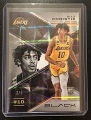 Max Christie [Holo Gold] #67 Basketball Cards 2022 Panini Black Prices