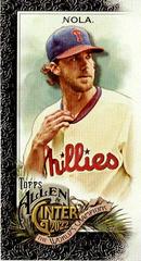 Aaron Nola [Mini Black Border] #160 Baseball Cards 2022 Topps Allen & Ginter Prices