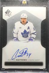 Auston Matthews Hockey Cards 2022 SP Authentic Chirography Autographs Prices