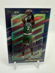 Jaylen Brown [Gold] #5 Basketball Cards 2022 Panini Recon All Systems Go Prices