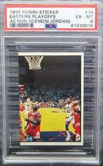 Eastern Playoffs Action Scene: M.Jordan #14 Basketball Cards 1992 Panini Sticker Prices
