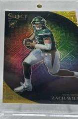 Zach Wilson [Gold] Football Cards 2021 Panini Select Color Wheel Prices