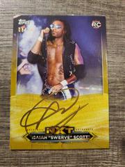 Isaiah 'Swerve' Scott [Gold] Wrestling Cards 2020 Topps WWE NXT Roster Autographs Prices