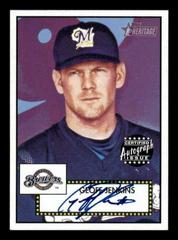 Geoff Jenkins Baseball Cards 2001 Topps Heritage Autographs Prices