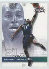Kevin Garnett #65 Basketball Cards 2001 Fleer Force Prices