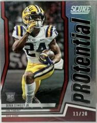 Derek Stingley Jr. [Red Zone] #P-DS Football Cards 2022 Panini Score Protential Prices