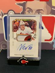 Martin Necas [Patch] #UDA-MN Hockey Cards 2021 SP Authentic UD Autographs Prices