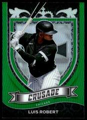 Luis Robert [Green] #21 Baseball Cards 2021 Panini Chronicles Crusade Prices