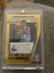 Kai Jones [Gold] Basketball Cards 2021 Panini Donruss Optic Rookie Dominators Signatures Prices