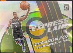 De'Aaron Fox [Lime Green] Basketball Cards 2021 Panini Donruss Optic Express Lane Prices