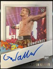 Grayson Waller [2.0] Wrestling Cards 2022 Panini NXT WWE Signatures Prices