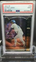 Sammy Sosa [Die Cut] #72 Baseball Cards 1994 SP Prices