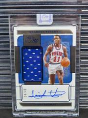 Isiah Thomas [Blue] #JA-ITH Basketball Cards 2021 Panini One and One Jersey Autographs Prices