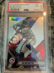 Bo Bichette [Refractor] #TP-10 Baseball Cards 2019 Bowman's Best Top Prospects Prices