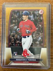Masataka Yoshida [Gold] #58 Baseball Cards 2023 Bowman Prices